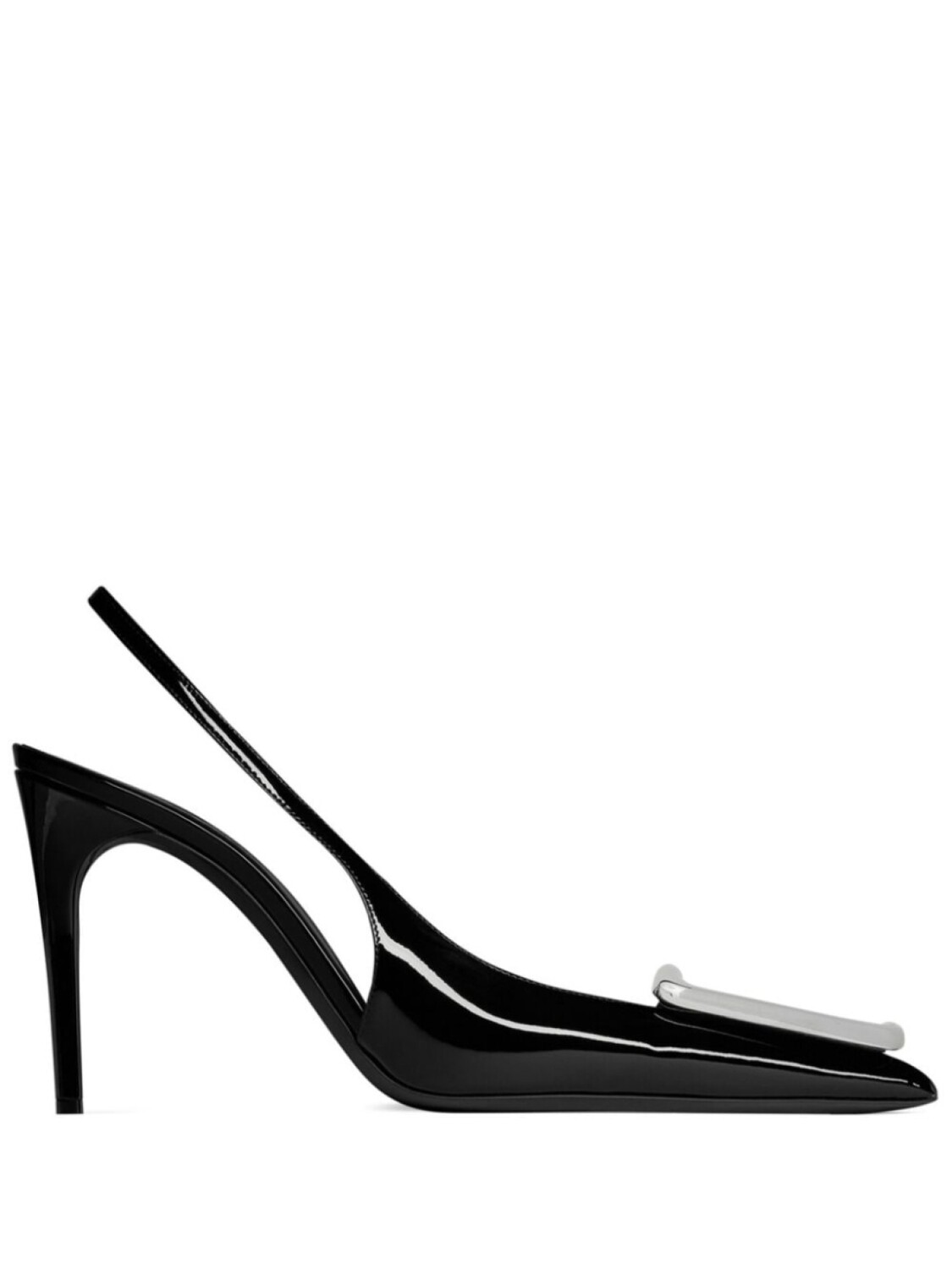 

Saint Laurent туфли Avenue 105 с заостренным носком, черный