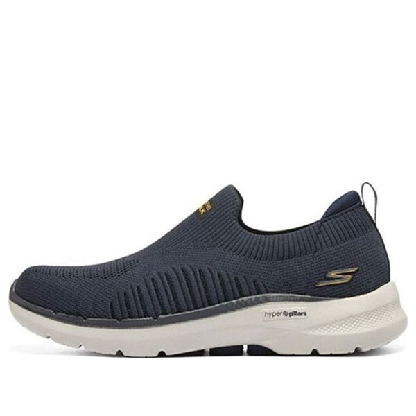 

Кроссовки go walk 6 'navy orange' Skechers, синий