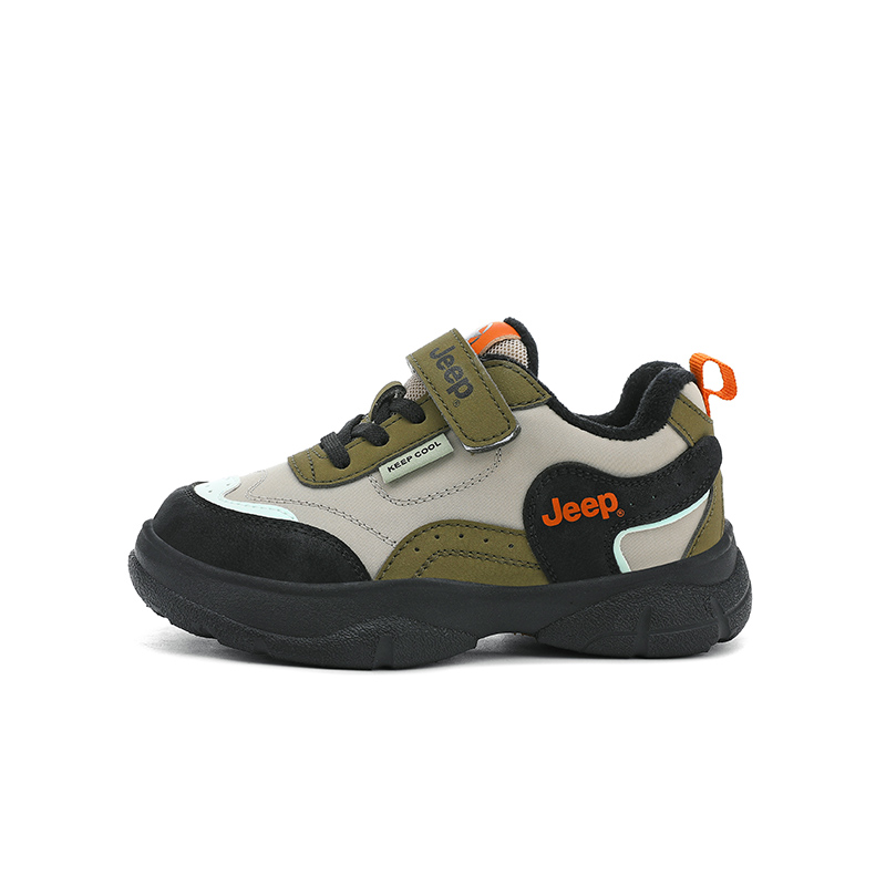 

Jeep Утепленные ботинки Olive Green/Obsidian Black для детей