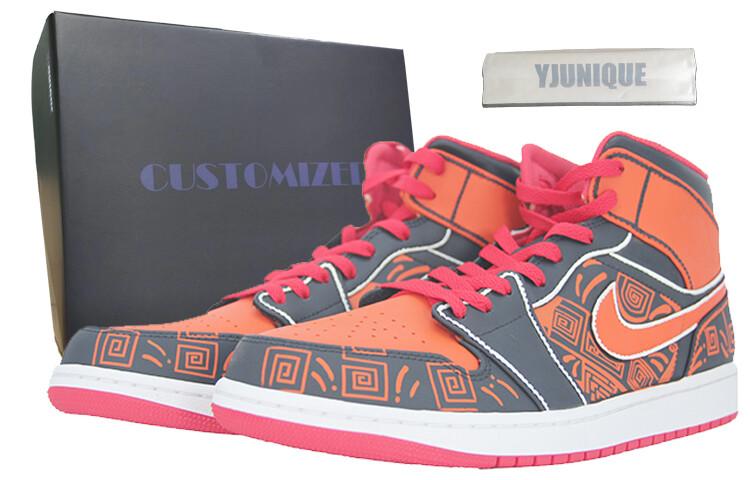 

Jordan Air Jordan 1 винтажные баскетбольные кроссовки мужские, Orange