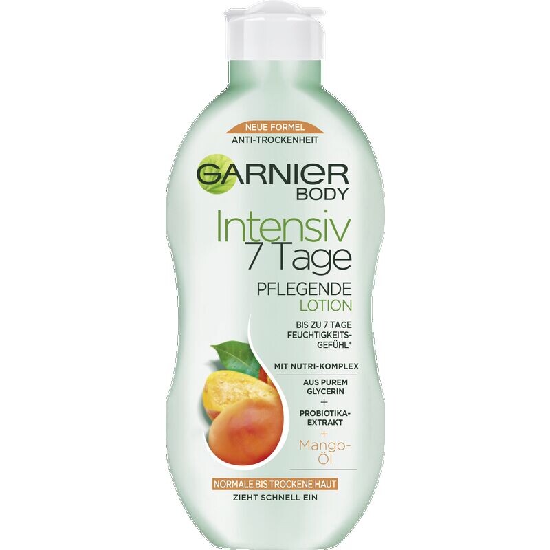 

Лосьон для тела Mango Oil Intensiv 7 Days Питательный для нормальной и сухой кожи Garnier, 400 ml