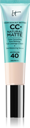 

Матирующий праймер spf 40 IT Cosmetics Your Skin But Better CC+ Natural Matte, dla kobiet Fair Porcelain 32 ml