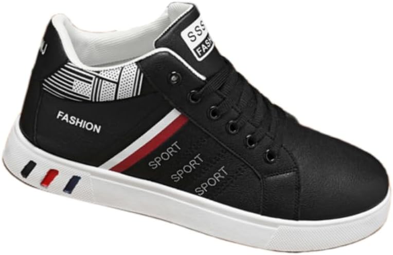 

Мужские спортивные кроссовки - это спортивная обувь из кожи с шнуровкой, оснащенная подошвой, предотвращающей скольжение. Стиль - повседневный, с ярким спортивным акцентом Hoalox, черный