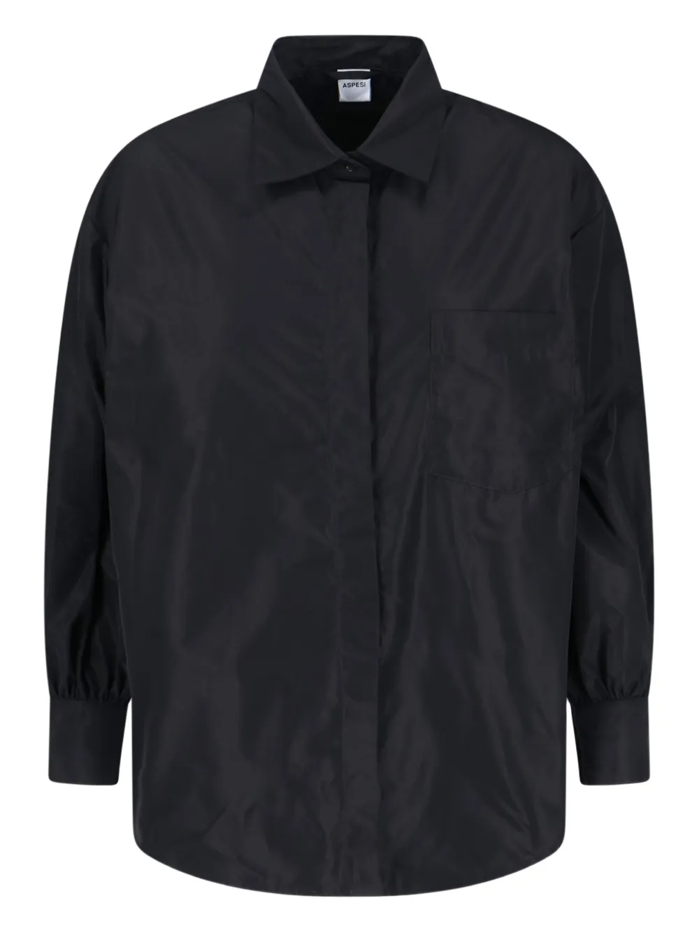 

Рубашка с нагрудным карманом Aspesi, черный