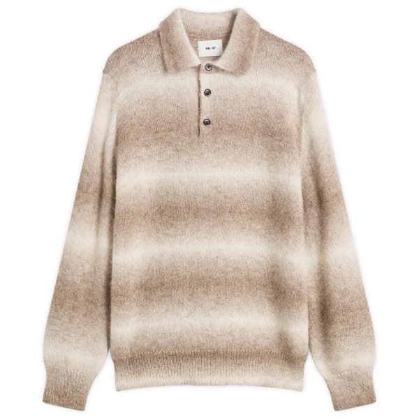 

Вязаное поло Alfie из альпаки Nn07, Light Camel