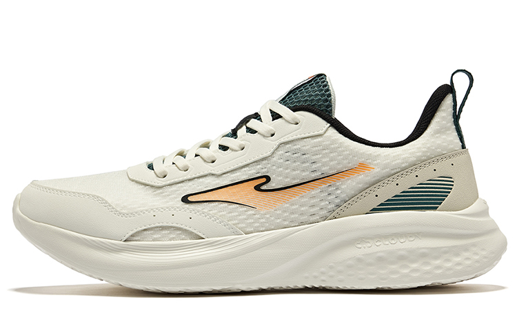 

Erke Кроссовки Mingbird-Summer Cushioning Wear-Resistant Low-Top Running Shoes Men's Microcrystal White Float Stone Gray