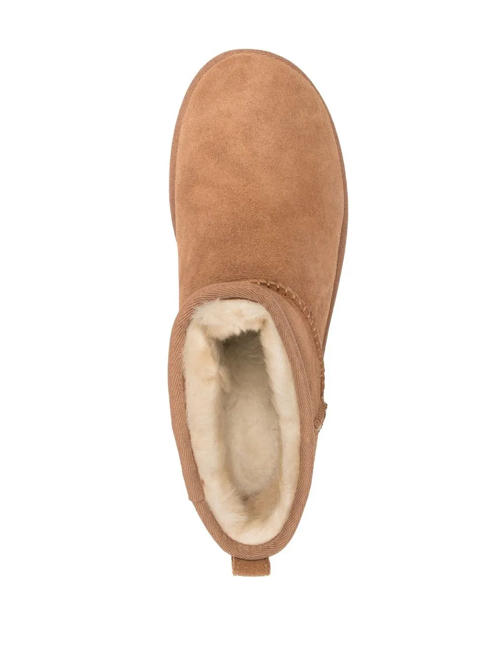 Угги мужские UGG Ultra Mini замшевые короткие, коричневый — фото 4