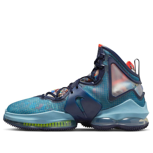 

Кроссовки lebron 19 'fast food - dutch blue' Nike, синий