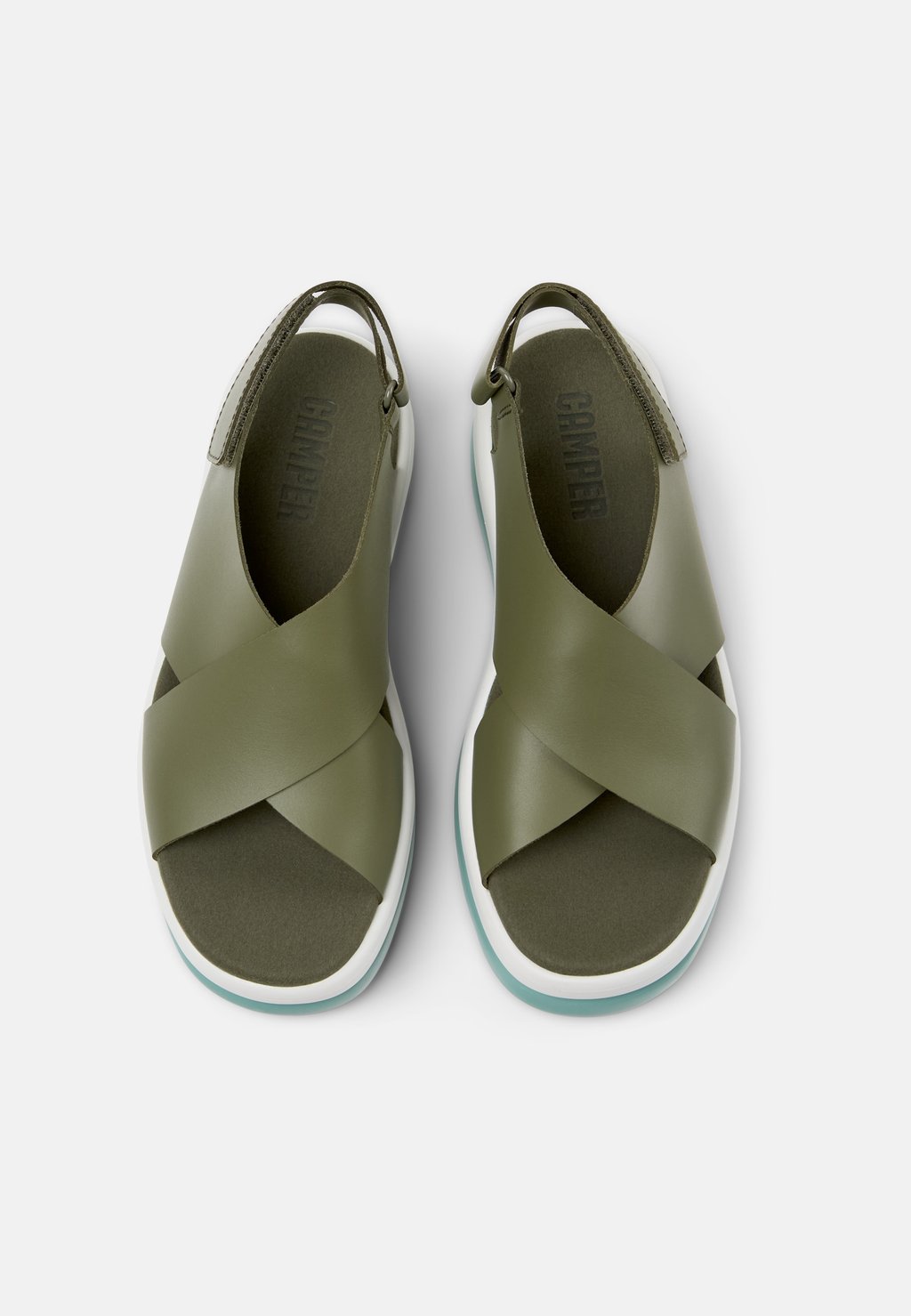 Босоножки на платформе PELOTAS FLOTA UP Camper, зеленый — фото 3