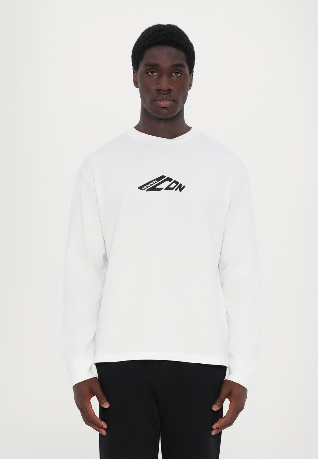 

Лонгслив LOOSE FIT TEE DSQUARED2 ICON, белый