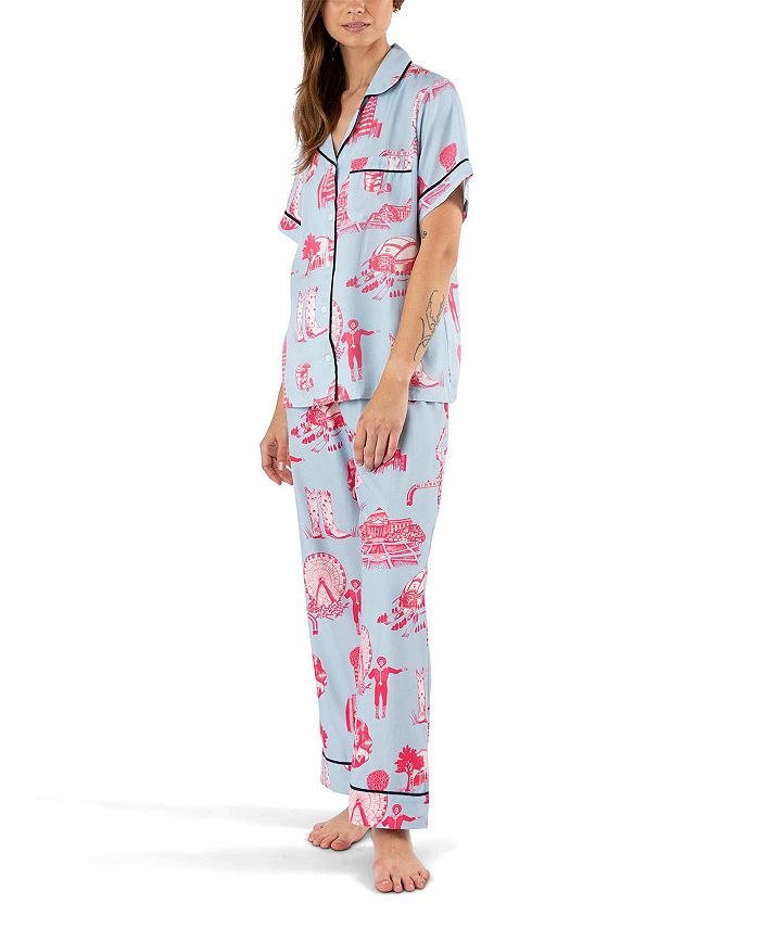 

Пижамный комплект Dallas Toile Katie Kime, мультиколор