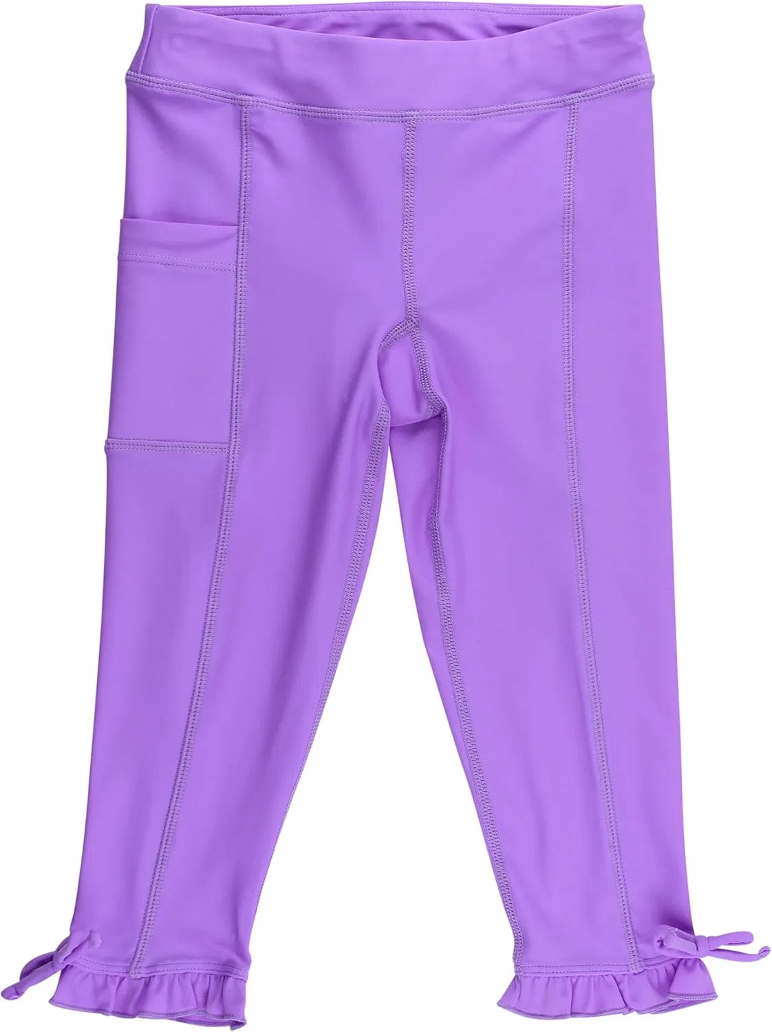 Леггинсы для девочек RuffleButts, Neon Purple