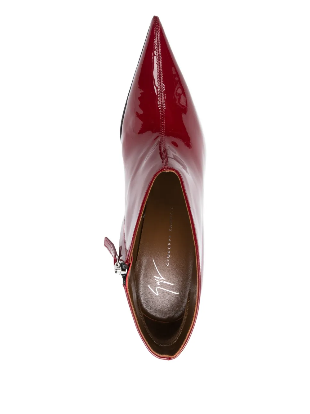 Ботильоны Cluedo 105 с заостренным носком Giuseppe Zanotti, красный — фото 4