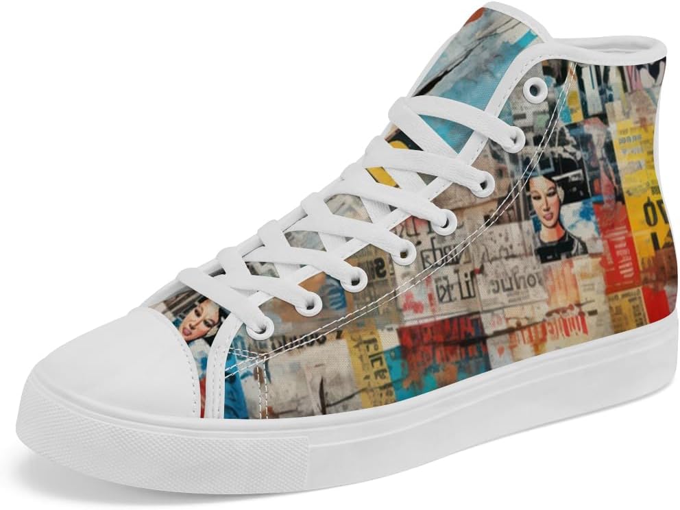 

Кеды на высокой подошве Graffiti Chebing, высокие кроссовки для мужчин и женщин, желтый