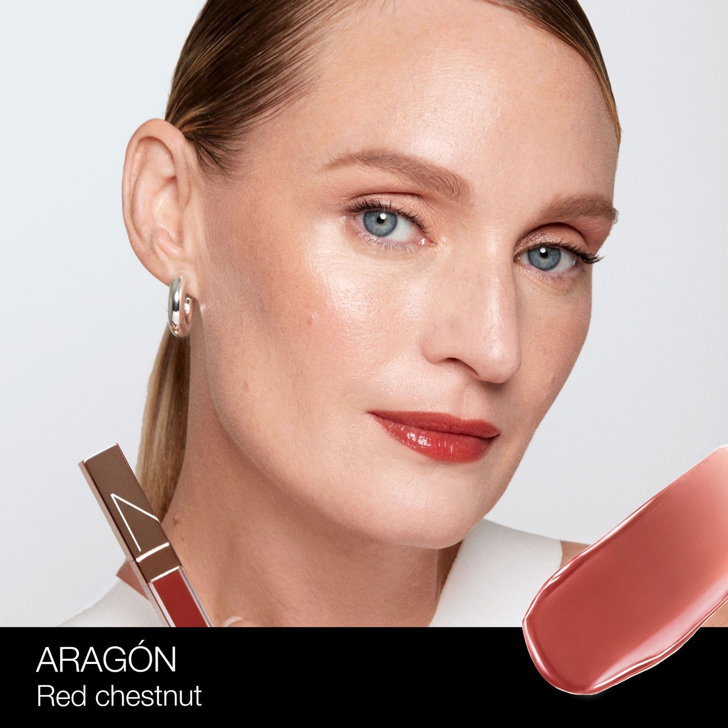 Бальзам для губ afterglow lip shine Nars, aragon, объем 5.5 мл — фото 3