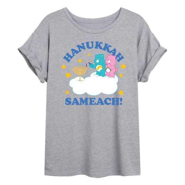

Детская футболка Care Bears "Ханука Самеах" оверсайз Licensed Character, серый