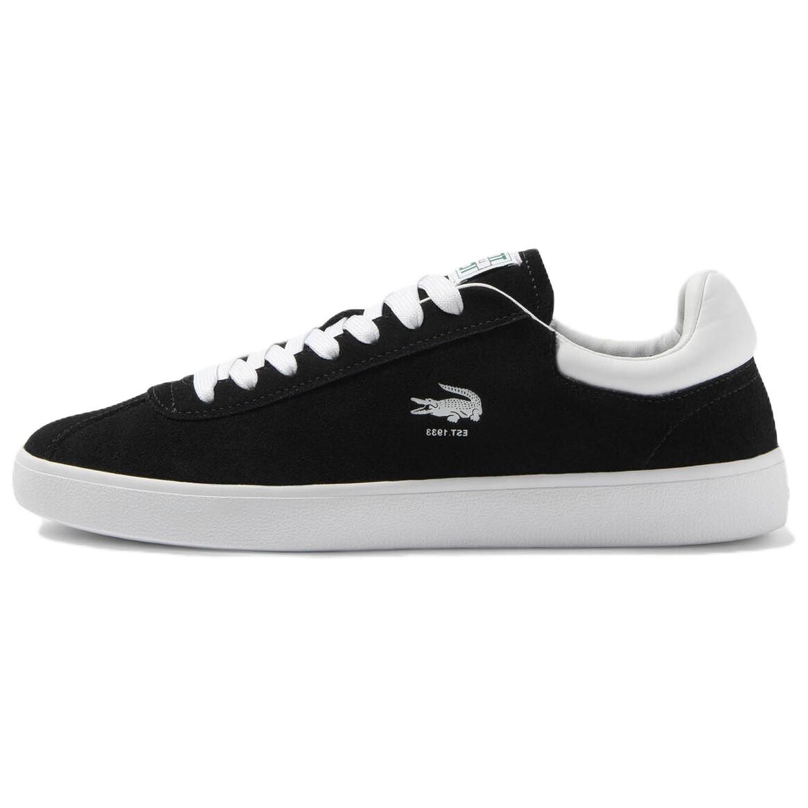 

Кроссовки LACOSTE Skateboarding Shoes Men Low-top Black/White, черный/белый