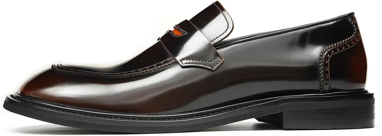 

Мужские лоферы из кожи Neufboissee, коричневый