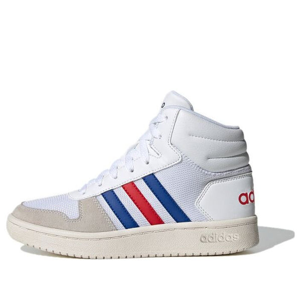 

Кроссовки neo hoops mid 2.0 Adidas, белый