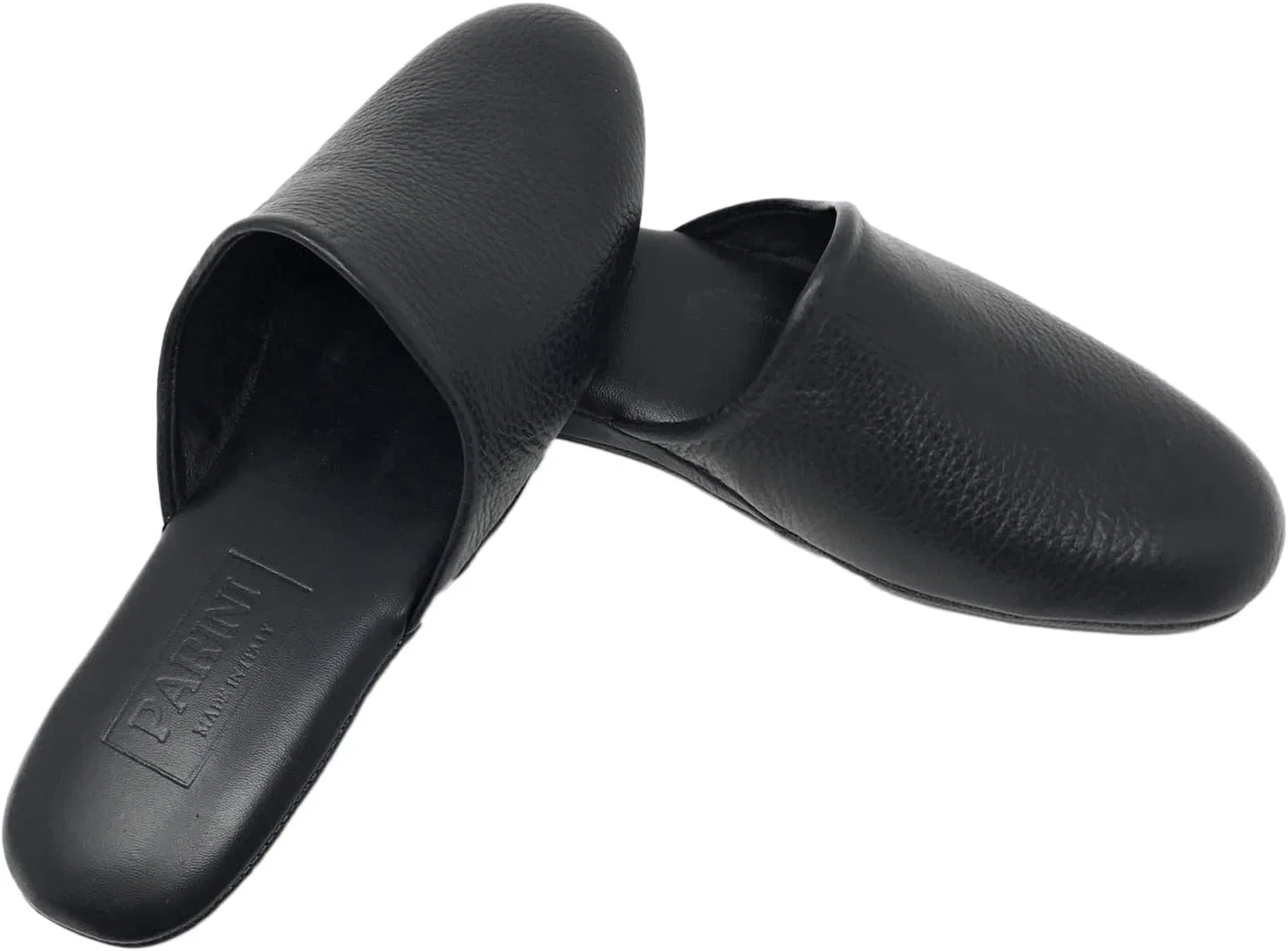 Мужские кожаные тапочки PARINI Arizona, Black