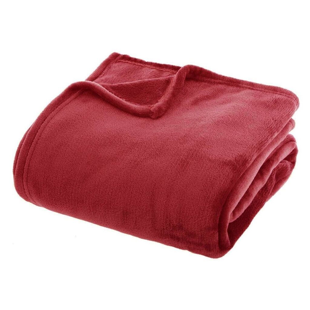 

Мягкое одеяло Eazy Living фланель 180 см x 230 см красный