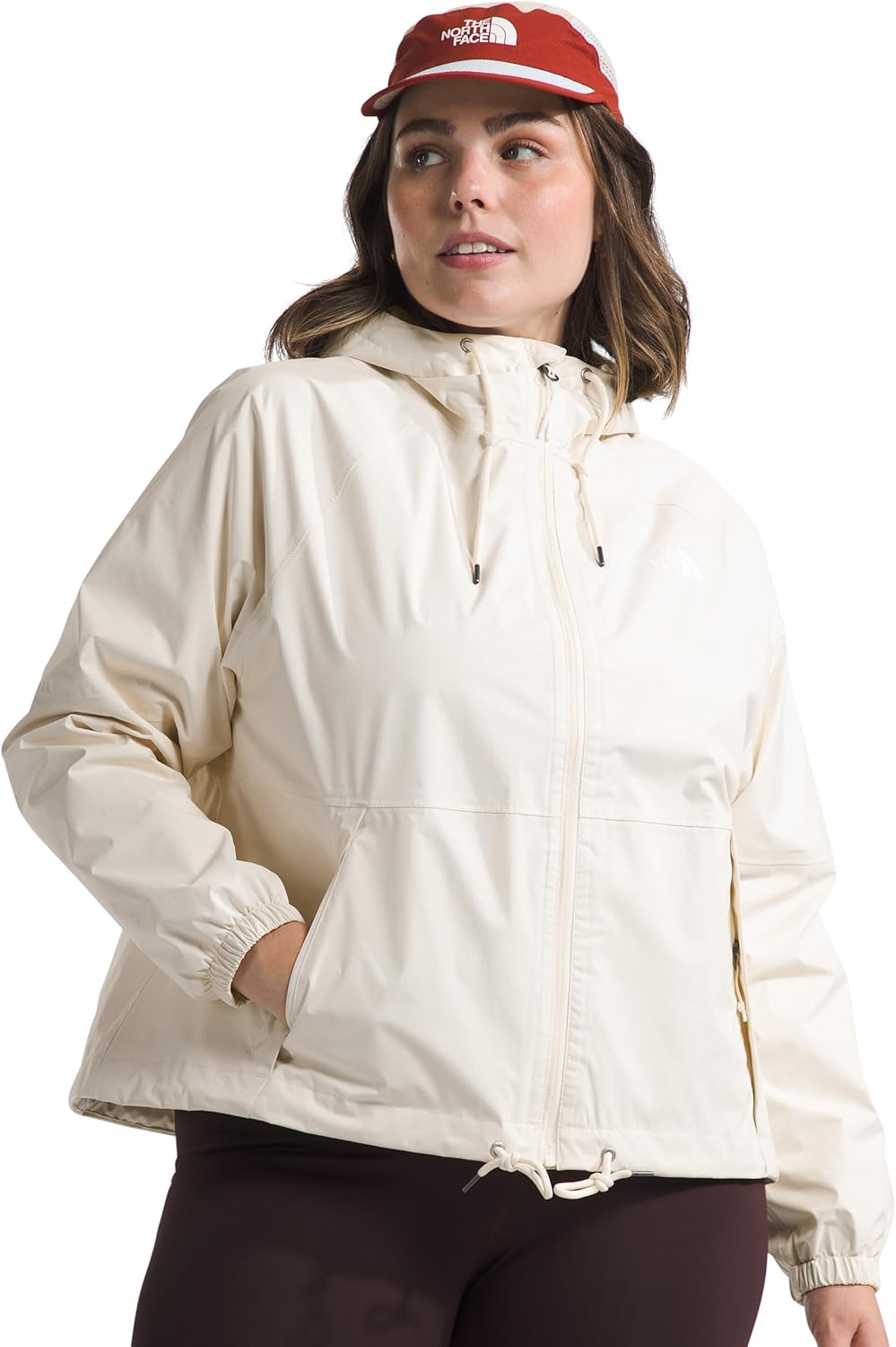

The North Face Женская куртка-дождевик-толстовка Antora (стандарт и плюс сайз), цвет White Dune, размер 2X Plus