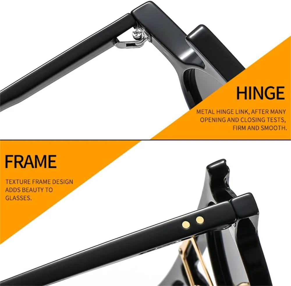 

Винтажные круглые солнцезащитные очки в стиле стимпанк для женщин, маленькая оправа, прозрачные солнцезащитные очки, хип-хоп, круглые HDUBFY, C2 Clear Champagne