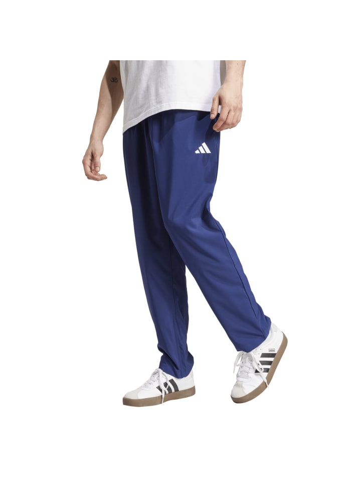 Adidas Спортивные штаны Stanford, укороченные, синие — фото 2