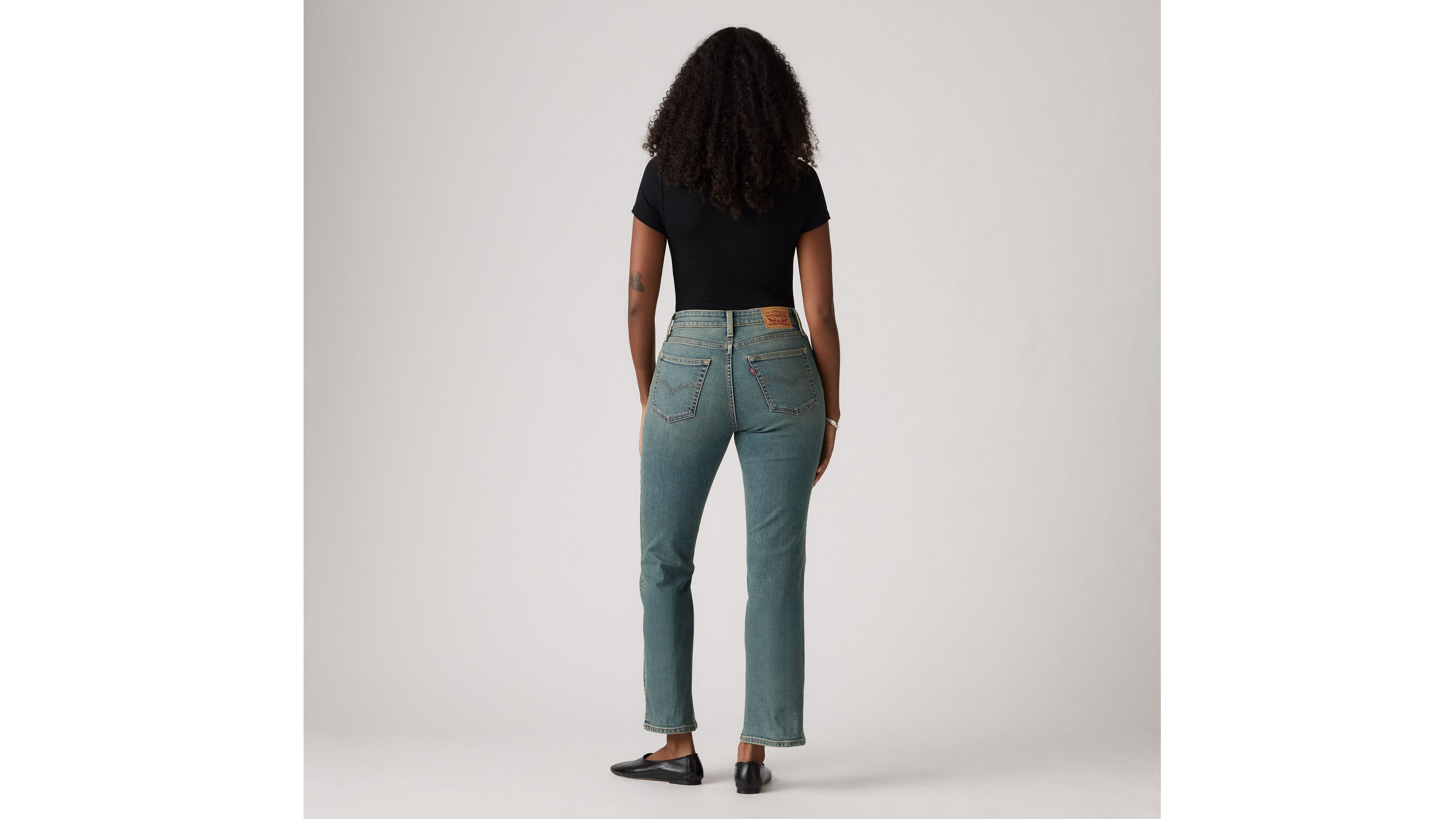 Женские джинсы Kick Boot 725 Levi's, You Started It - Medium Wash — фото 4
