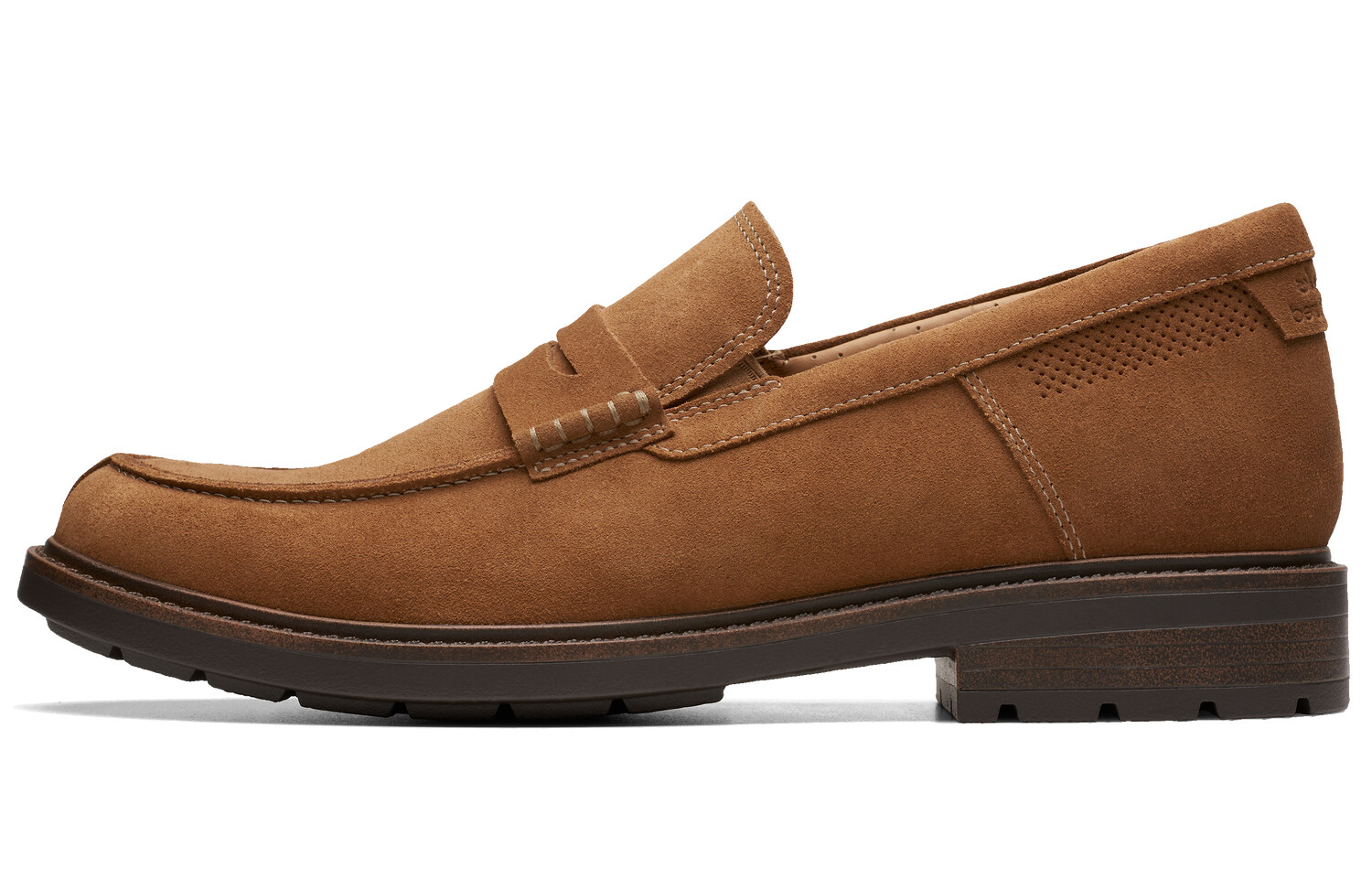 

Мужские лоферы Youyue Shire Series с низким верхом коричневого цвета Clarks