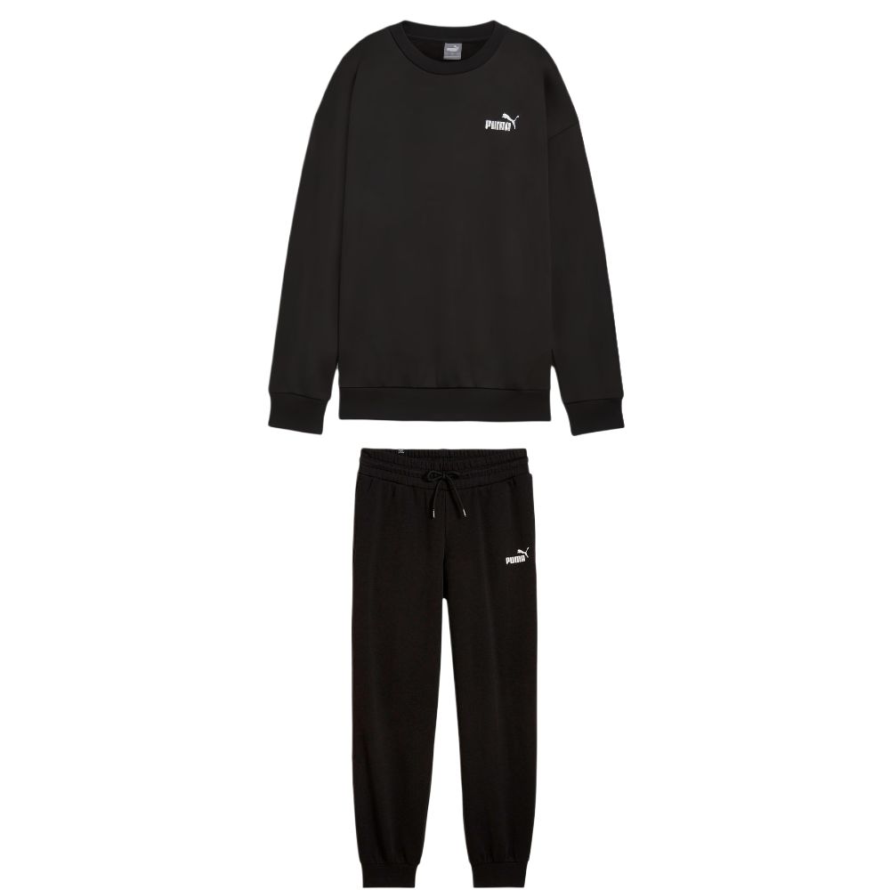 

Спортивный костюм женский комплект топ+черные брюки PUMA, черный