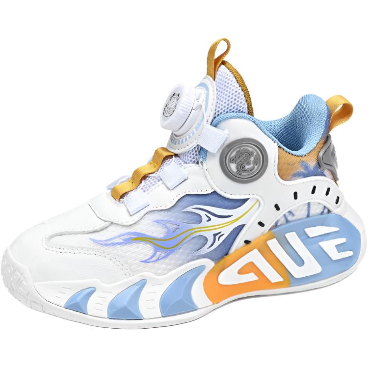 

Детские баскетбольные кроссовки для детей JIAFEIMAO, синий/желтый