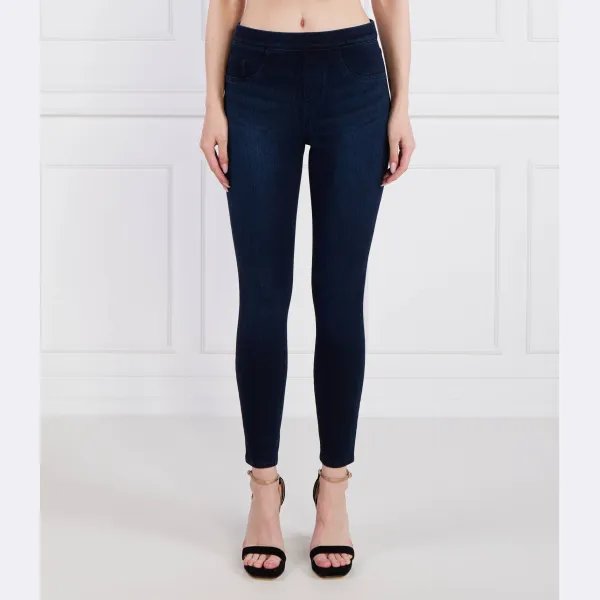 

Джинсовые леггинсы узкого кроя до щиколотки Spanx, синий