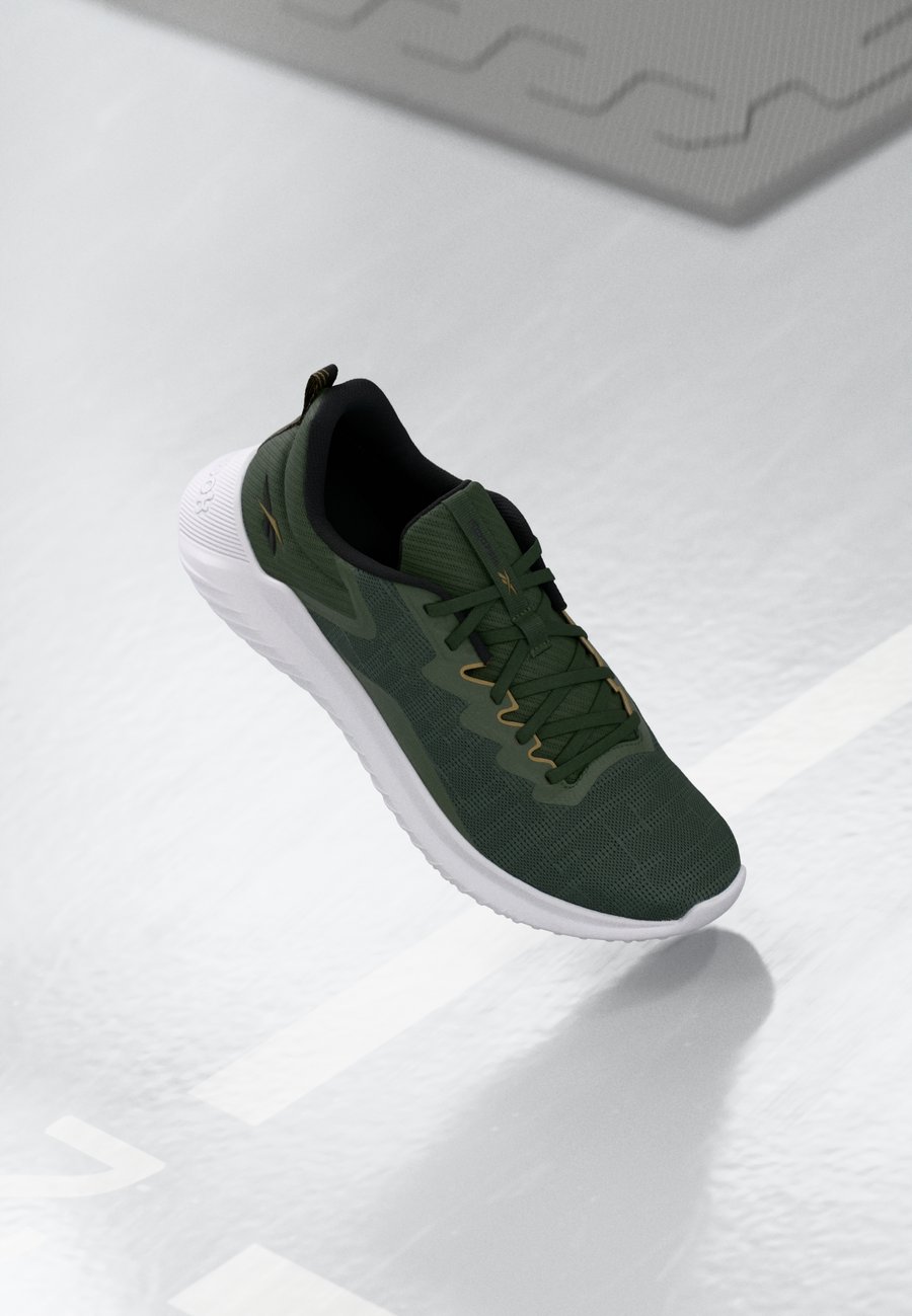 

Кроссовки Reebok FLUXLITE II, Grit Green/Black/Footwear White/Green