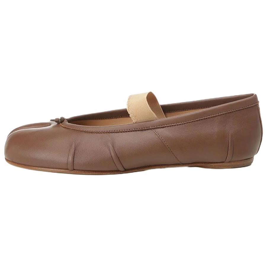 Балетки Tabi Elastic Band женские Maison Margiela, Brown