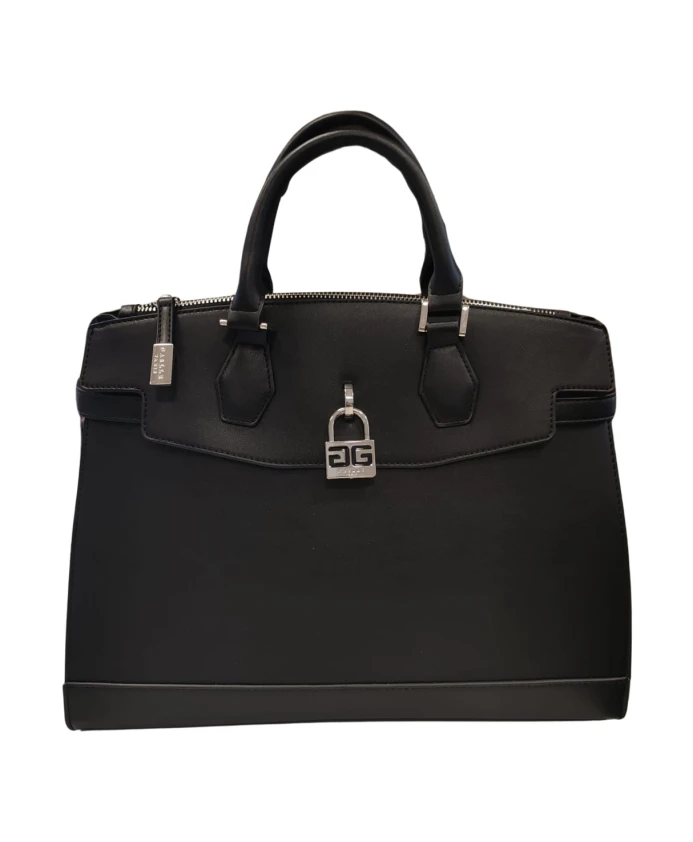 

Черная женская сумочка с замком с логотипом. Gaã«Lle Paris, черный