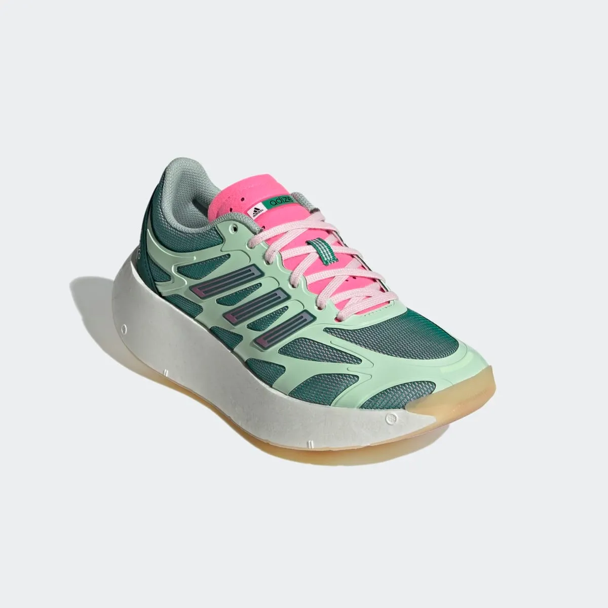 Кроссовки для женщин Adizero adidas, зеленый — фото 2