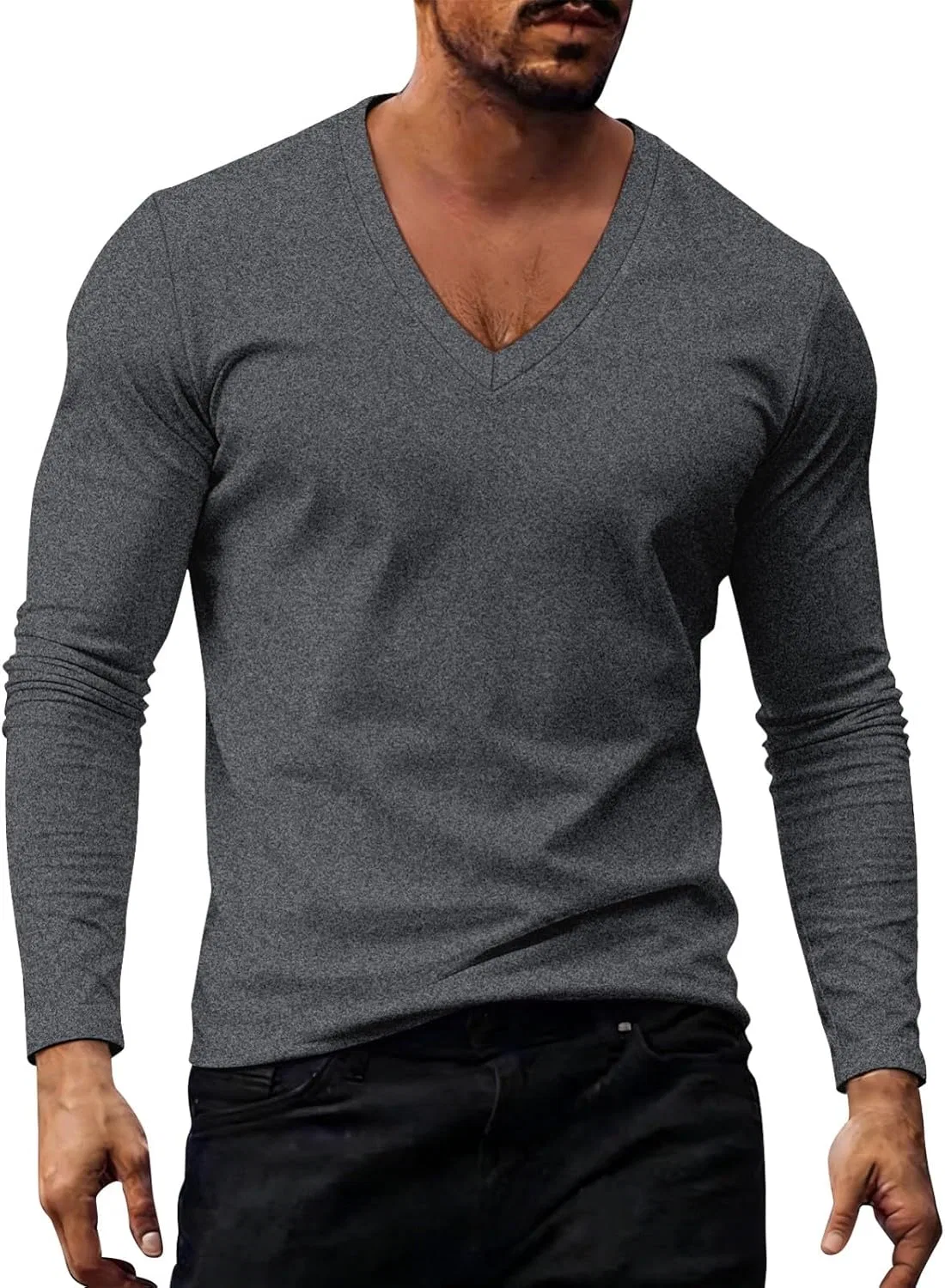 Футболка с длинным рукавом, легкая, быстросохнущая, UPF 50+, Dark Gray