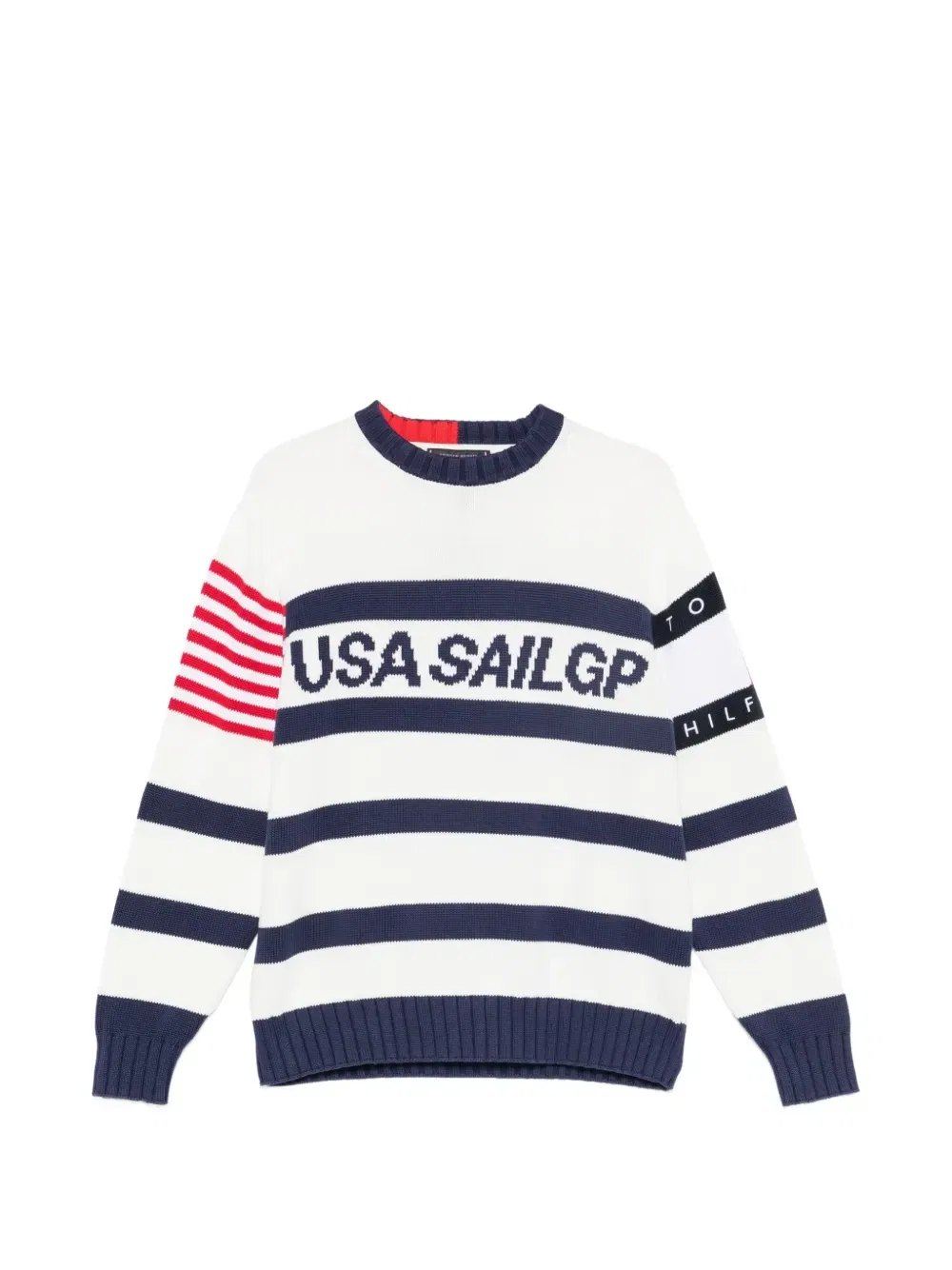 Полосатый свитер Tommy Hilfiger, белый
