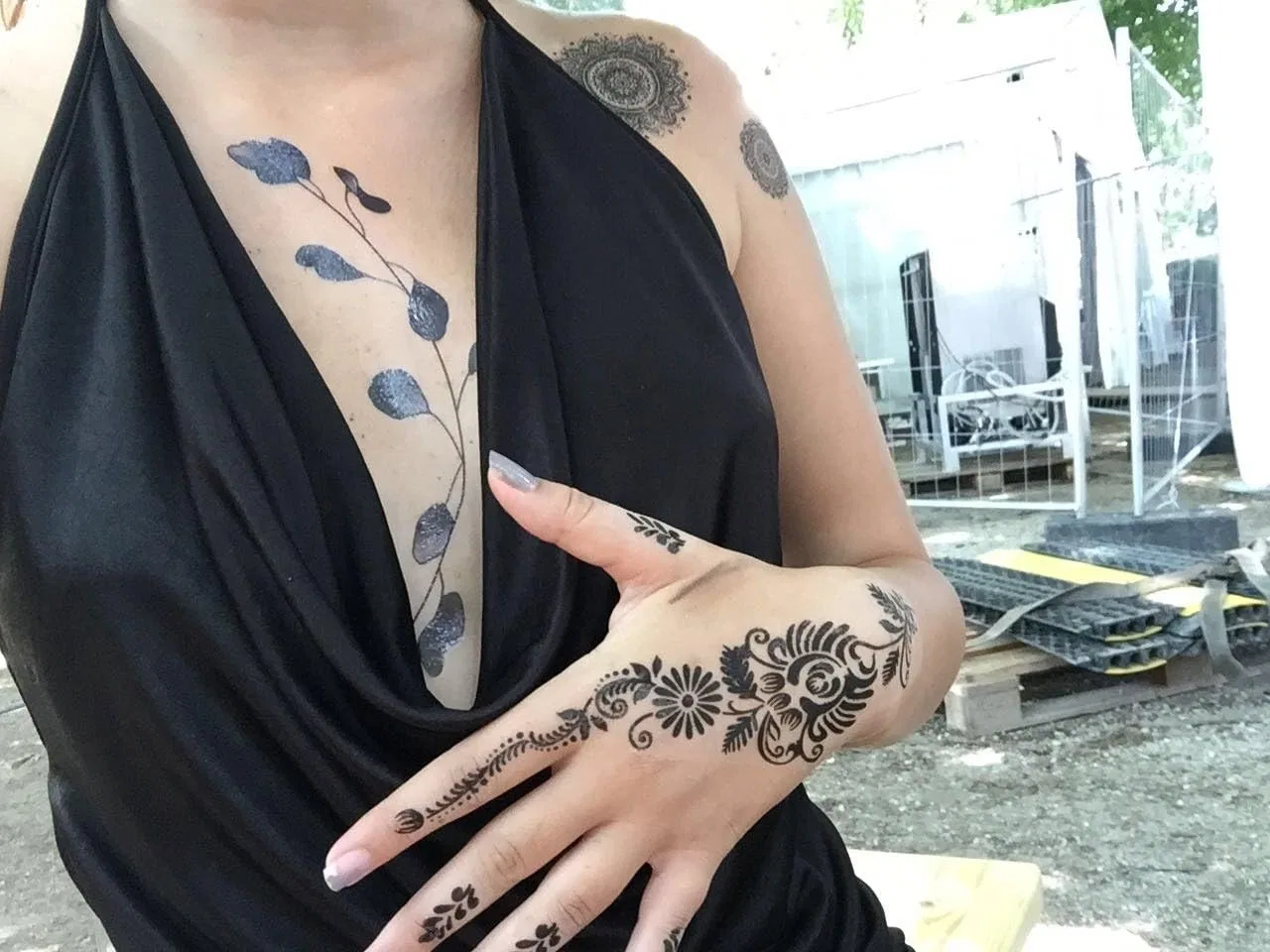 Трафареты для тату хной Maaisa, 12 листов Beyondtattoos — фото 4