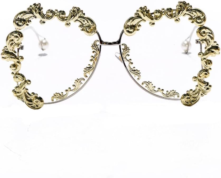 

Солнцезащитные очки в стиле стимпанк для женщин, металлические, увеличенного размера; винтажные солнцезащитные очки для мужчин, защита от ультрафиолета UV400, размер 9, один размер LANGSER, Black