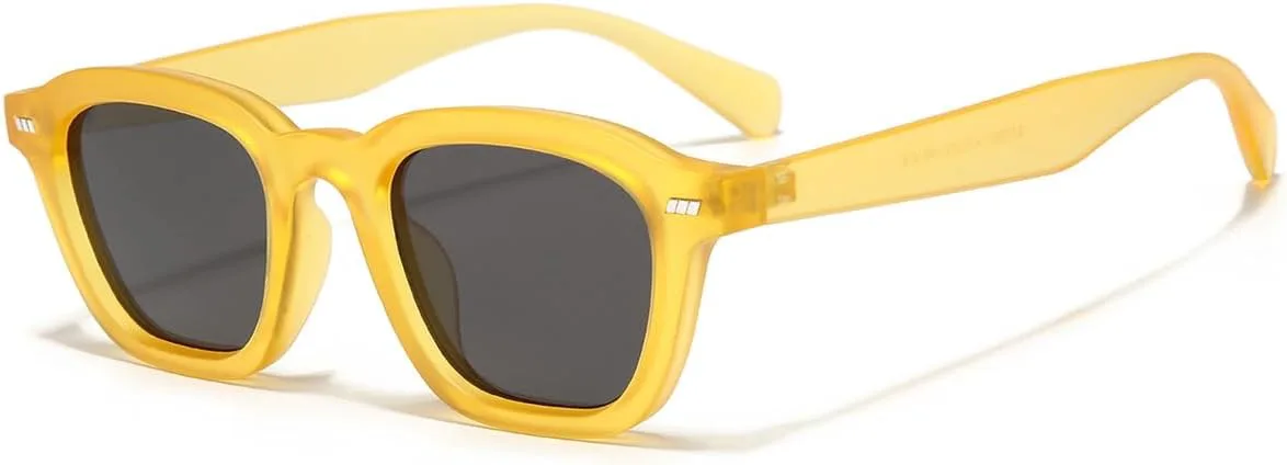 

Солнцезащитные очки с защитой UV400 | Компактная легкая оправа, цветные линзы | Для женщин и мужчин, для занятий спортом на открытом воздухе и вождения DSVIGF, Yellow