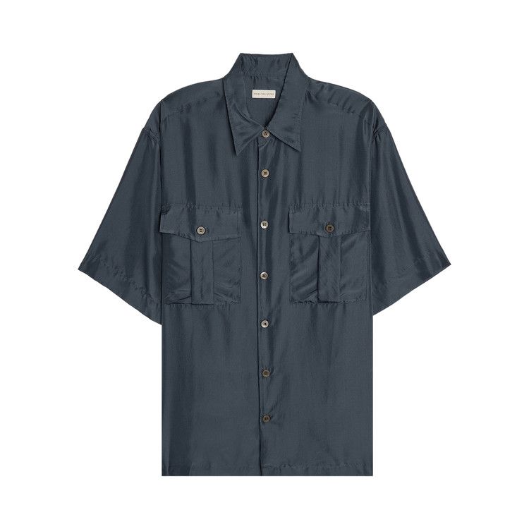 

Рубашка Dries Van Noten Loose Fit Breast Pockets Shirt, Navy