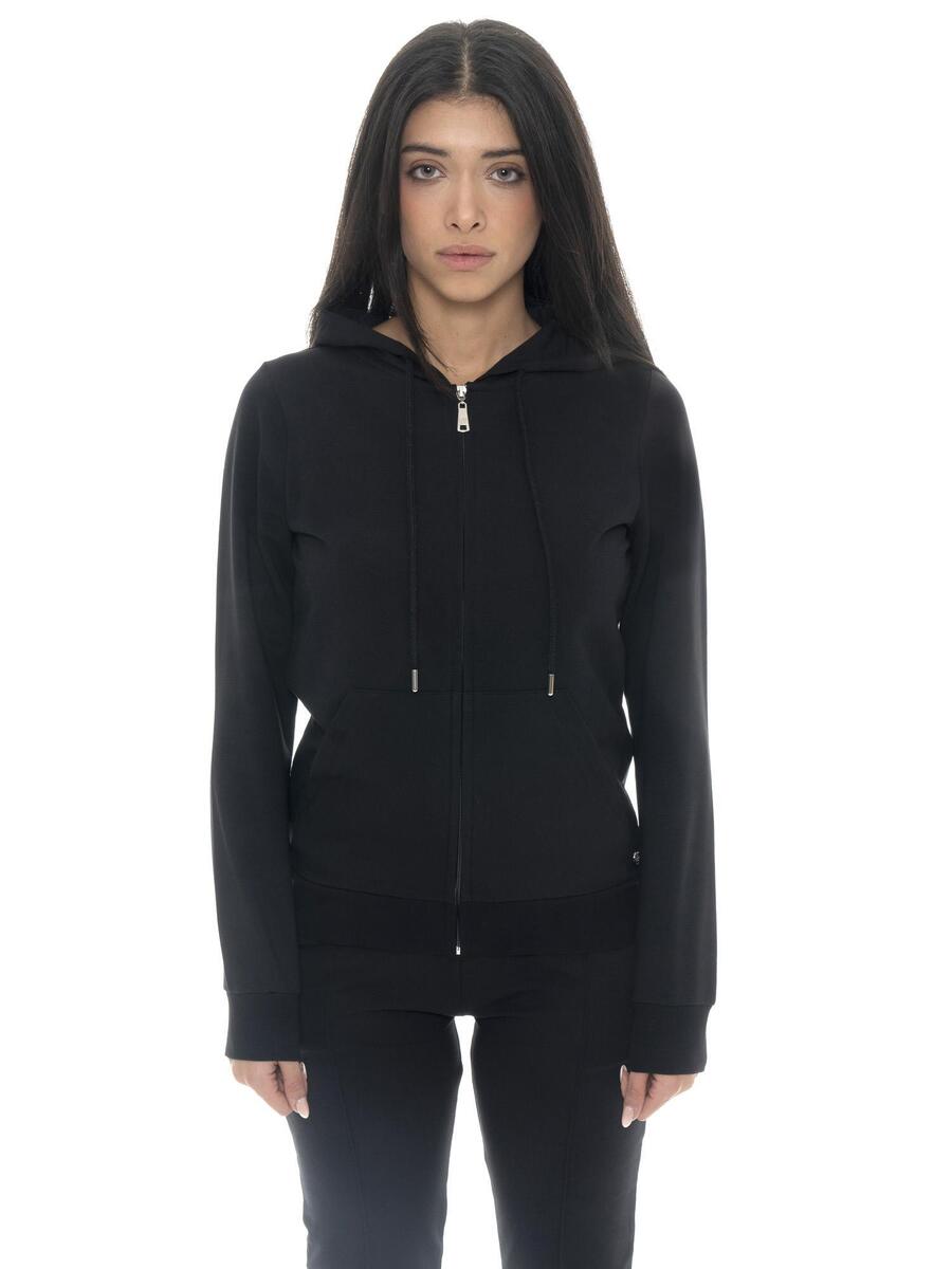 

LEONE 1947 APPAREL Женская толстовка Leone Basic без начеса с капюшоном и молнией