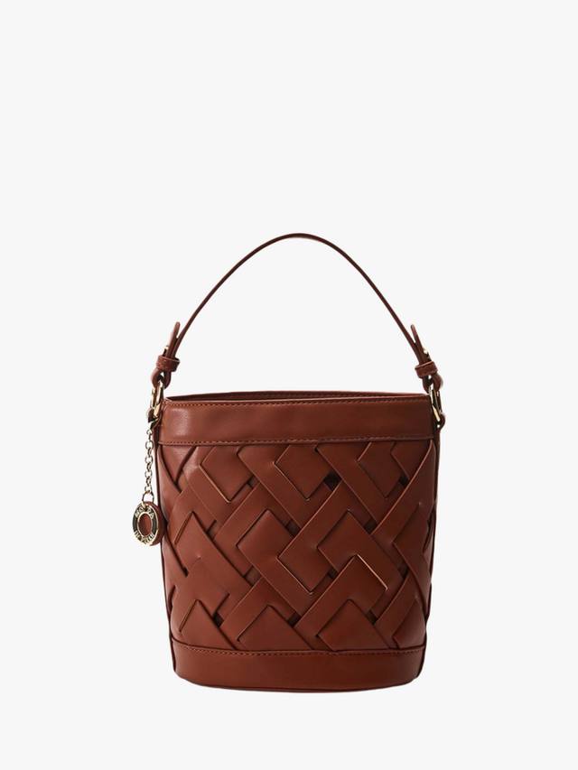 

Кожаная сумка-ведро Trelly Moda in Pelle, Tan