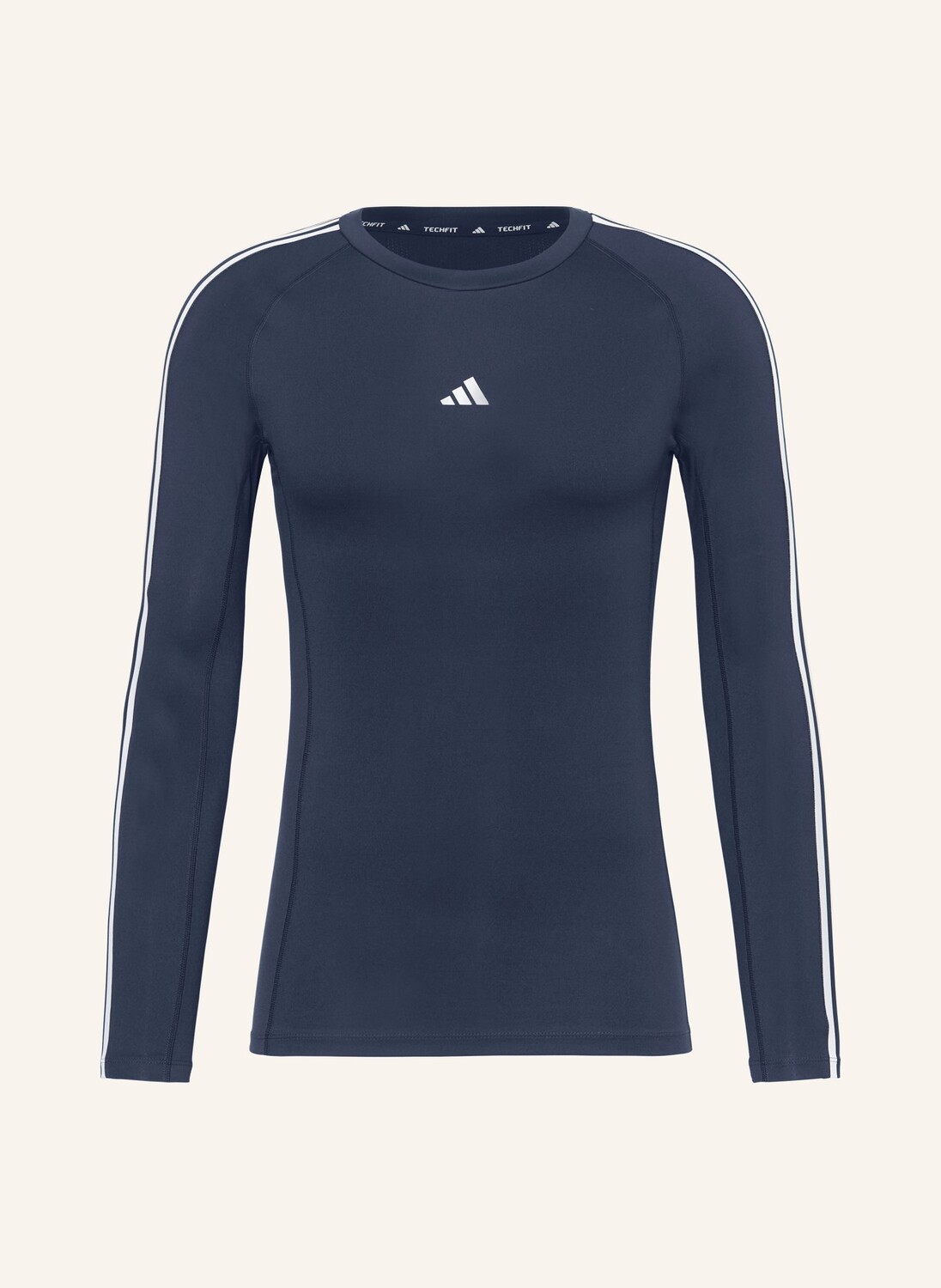 

Лонгслив техфит adidas, темно-синий