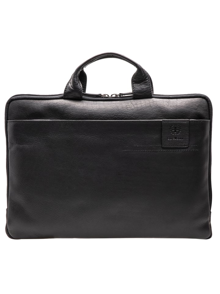 

Strellson Кожаная сумка для ноутбука Hyde Park Kevin, 38 см, черная