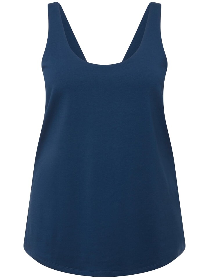 

Футболка Ulla Popken Strick Top, цвет stahlblau