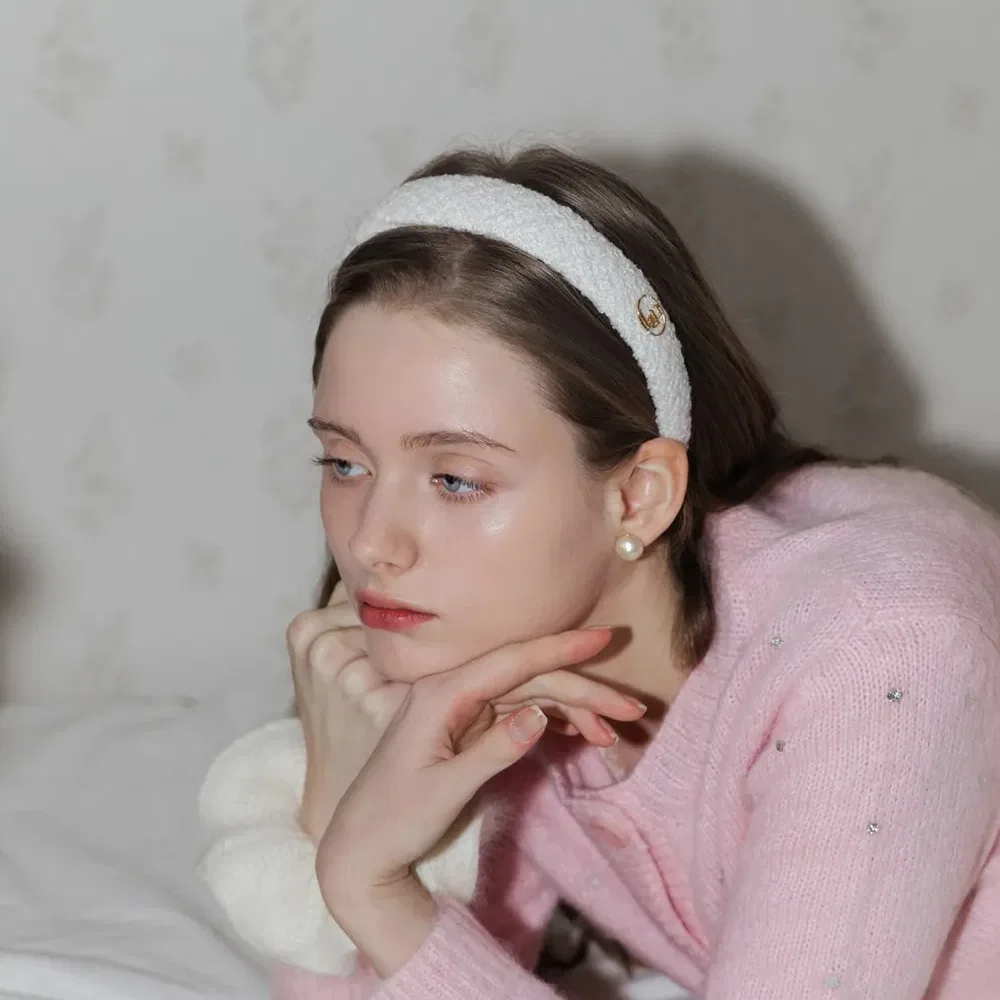 Твидовая повязка на голову с логотипом