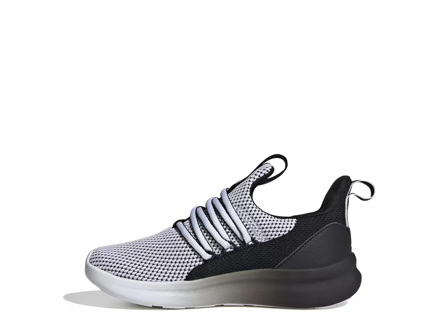 Кроссовки Lite Racer Adapt 7.0 Slip-On — детские Adidas, Black/White — фото 2